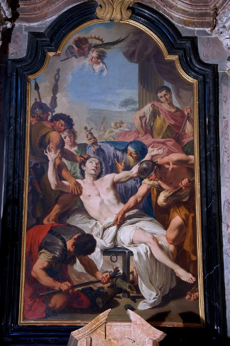 49-Martirio di San Lorenzo - Piacenza, Basilica di San Sisto